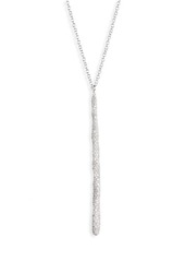 Ippolita Stardust Pavé Diamond Squiggle Stick Pendant Necklace