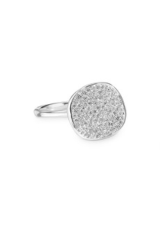 Ippolita Sterling Silver Small Stardust Ring with Diamonds