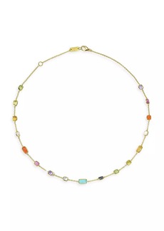 Ippolita Rock Candy Gelato Confetti Summer Rainbow 18K Yellow Gold & Multi-Stone Necklace