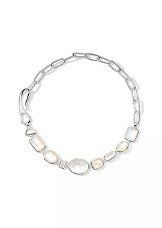 Ippolita Rock Candy Large Mixed-Cut Stone & Linea Links Sterling Silver & Doublet Necklace