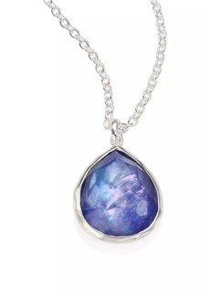 Ippolita Rock Candy Small Sterling Silver & Triplet Pendant Necklace