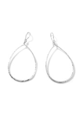 Ippolita sterling silver and diamond Teardrop earrings