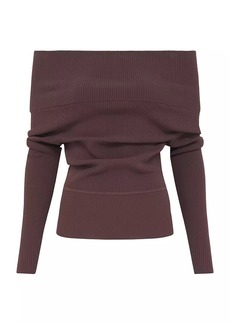 IRO Acelia Off-the-Shoulder Ribbed Sweater