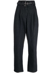 IRO belted cropped trousers