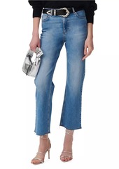 IRO Bruni Cropped Jeans with Raw Edges