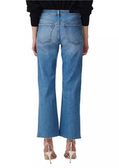 IRO Bruni Cropped Jeans with Raw Edges