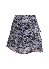 IRO Dilian Flounce Hem Mini Skirt