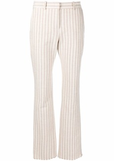 IRO flared stripe-print trousers
