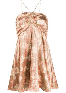 IRO floral-print halterneck dress