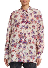 IRO Haul Long-Sleeve Floral Button-Down Shirt