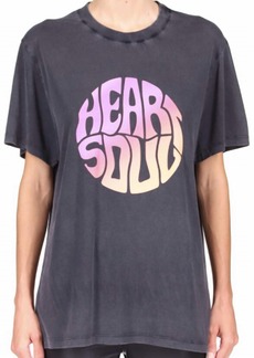 IRO Hearts T-Shirt In Washed Black