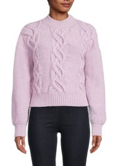 IRO Herina Cable Knit Wool Blend Sweater