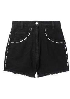 IRO high-waisted cotton shorts