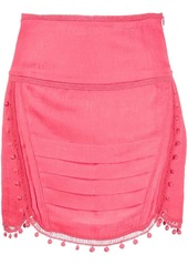 IRO high-waisted fitted mini skirt