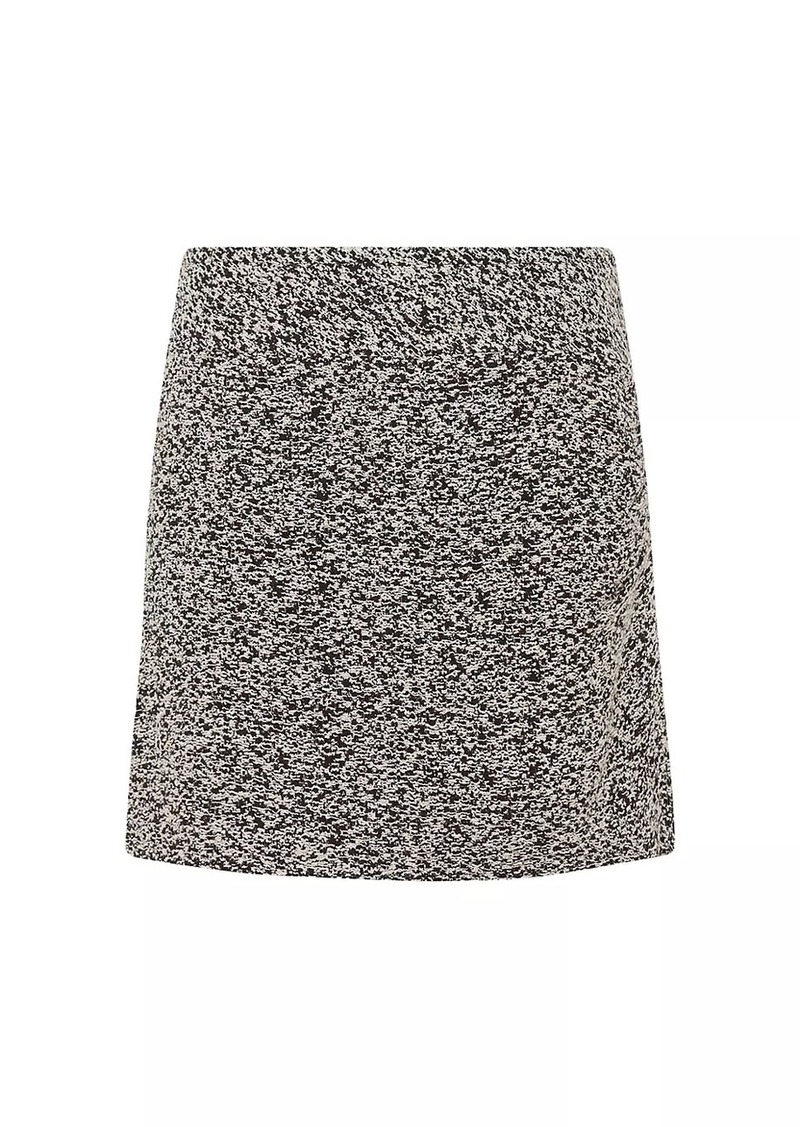 IRO Hortense Short Draped Tweed Skirt