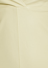 IRO - Alexane leather midi dress - Yellow - FR 38