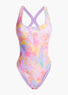 IRO - Alimapo open-back printed swimsuit - Pink - M