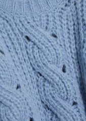 IRO - Babe cable-knit sweater - Blue - XXS