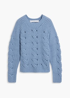 IRO - Babe cable-knit sweater - Blue - XXS