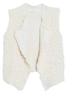 IRO - Bellay textured cotton-blend vest - White - FR 38