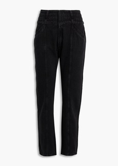 IRO - Boucry high-rise tapered jeans - Black - FR 34