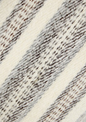 IRO - Kahra striped brushed tweed jacket - Gray - FR 34