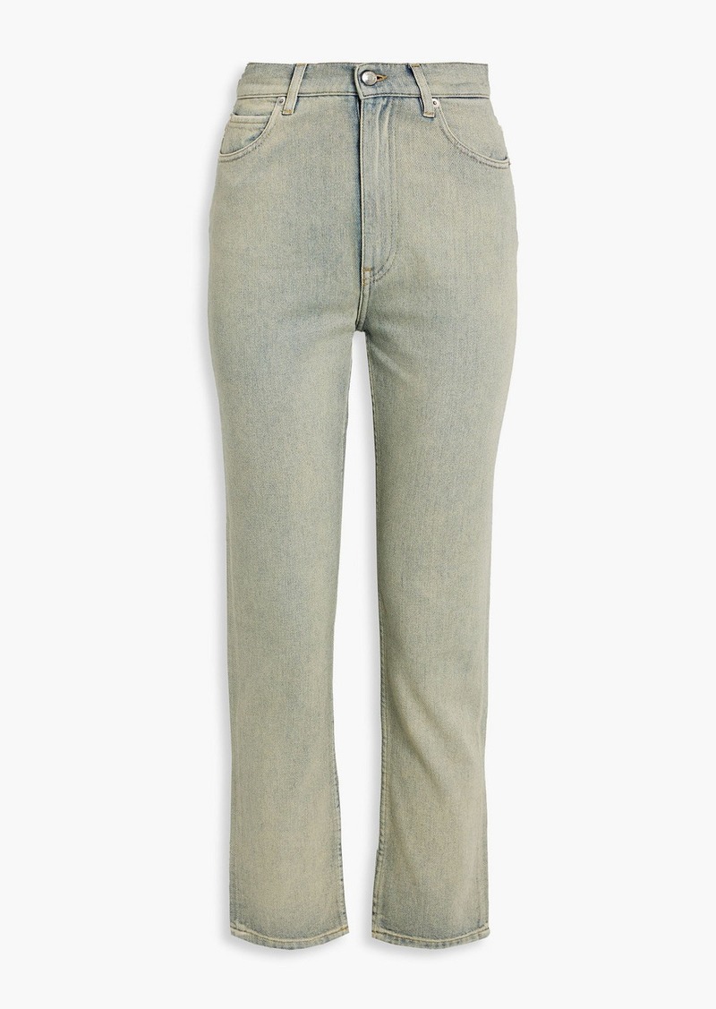 IRO - Dainez high-rise straight-leg jeans - Blue - 24