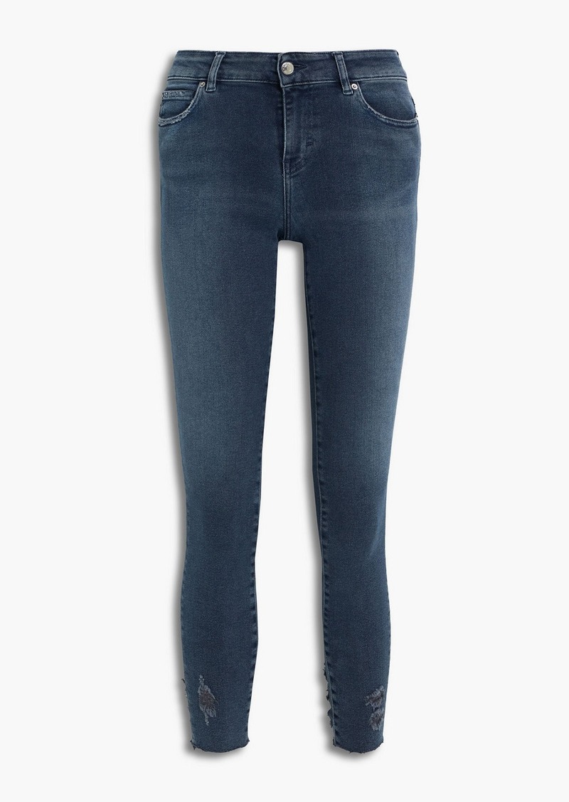 IRO - Jatai distressed mid-rise skinny jeans - Blue - 29