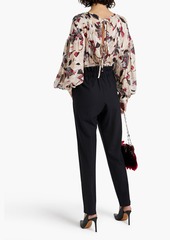 IRO - Dunna floral-print jacquard blouse - Neutral - FR 34