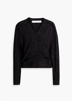 IRO - Gipa fil coupé twill blouse - Black - FR 34