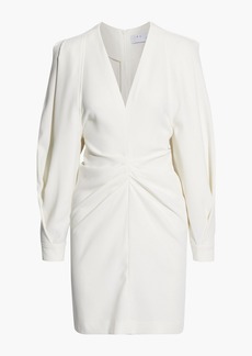IRO - Jaden ruched crepe mini dress - White - FR 34