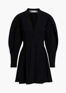 IRO - Jiji pleated crepe mini dress - Black - FR 34