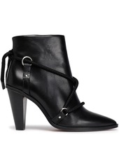 IRO - Wilson lace-up leather ankle boots - Black - EU 40