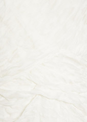 IRO - Lexa wrap-effect devoré silk-chiffon midi dress - White - FR 34