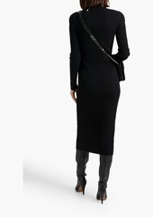 IRO - Liette ribbed cashmere midi dress - Black - XXS