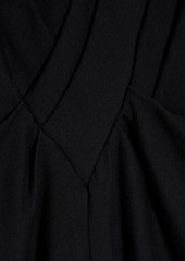 IRO - Mylie pleated stretch-cotton jersey mini dress - Black - XS