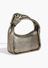 IRO - Noue Baby metallic brushed-leather tote - Metallic - OneSize