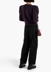 IRO - Omahya brushed wool-blend sweater - Purple - XS