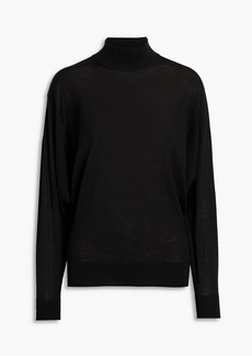 IRO - Roma merino wool and silk-blend turtleneck sweater - Black - L