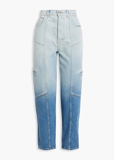 IRO - Sarrig dégradé high-rise tapered jeans - Blue - 25