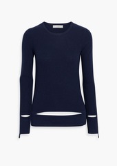 IRO - Shelly ribbed wool and yak-blend sweater - Blue - M