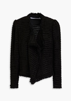 IRO - Siana metallic bouclé-tweed jacket - Black - FR 36