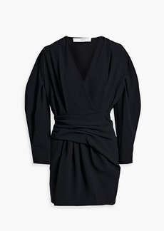 IRO - Sofi draped crepe mini dress - Black - FR 34