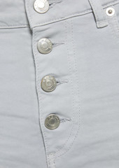 IRO - Sorbon distressed high-rise slim-leg jeans - Gray - 27