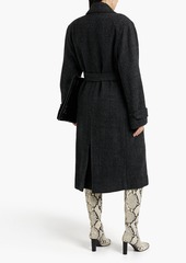 IRO - Vibi double-breasted belted wool-tweed coat - Gray - FR 38