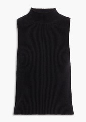 IRO - Virgi ribbed cotton and cashmere-blend turtleneck top - White - M