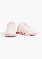 IRO - Wave leather and mesh sneakers - White - EU 38