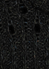 IRO - Wilie open-knit sweater - Black - XXS