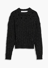 IRO - Wilie open-knit sweater - Black - XXS