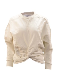 Iro Muka Sweatshirt in White Cotton